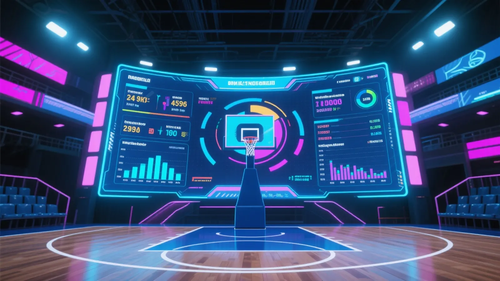 虚拟篮球数据可视化